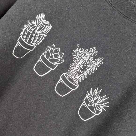 Plant Mom/Dad succulent sweatshirt /plant lady top - Picture 5 of 6